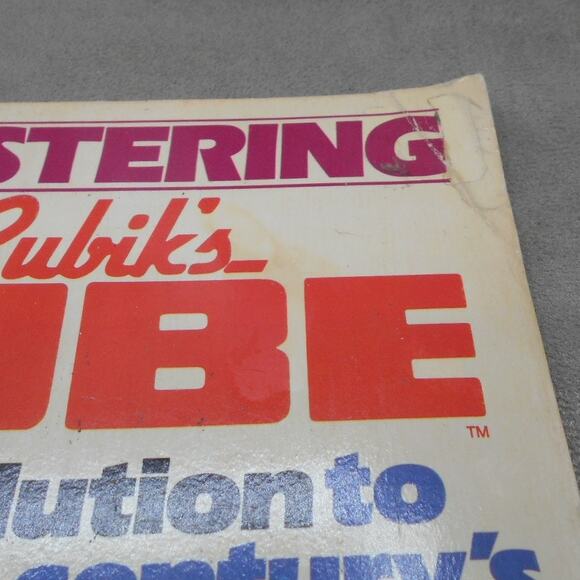 Mastering the Rubik's Cube Don Taylor 1981 First Edition Paperback - Picture 3 of 6